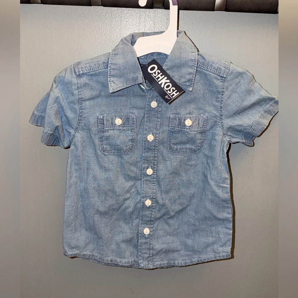 OshKosh B'gosh‎ Denim Blue Button-Down Shirt